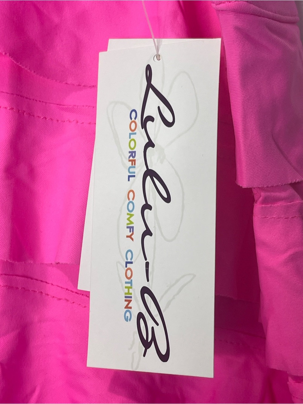 NWT Lulu-B Hot Pink Cha Cha Ruffle Maxi Dress Resort Wear 2X Plus Size Vacation - Picture 5 of 11